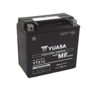 YUASA Batterie YUASA W/C sans entretien activée usine - YTX14 FA