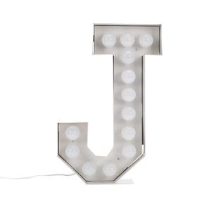 VEGAZ-Lampe à poser Lettre Géante J H60cm Blanc