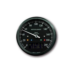 motogadget Speedometer Chronoclassic speedo Dark Edition, noir