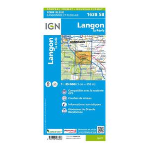 Carte 1638SB Langon / La Réole