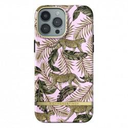 Richmond & Finch - Coque Rigide Pink Jungle - Couleur : Multicolore - Modèle : iPhone 13 Pro Max