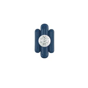 MADELEINE-Applique murale Céramique Globe moucheté H30cm Bleu