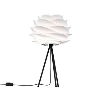 CARMINA-Lampe à poser Trépied Noir Ø32cm Blanc