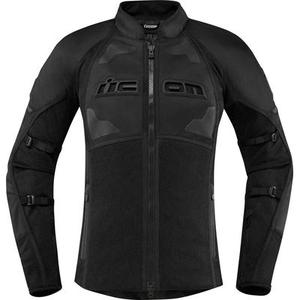 Icon Contra 2 Veste textile femme moto, noir, taille 3XL pour Femmes