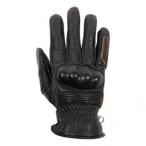 Gants cuir Helstons Monza noir/marron- T13