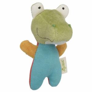 Peluche Hochet Sigikid Crocodile Green 15 cm - Peluche bio