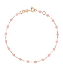 Gigi Clozeau - Bracelet Or rose et Perles de résine - Rose