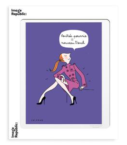 Image Republic - Affiche Soledad Trench 40 x 50 cm