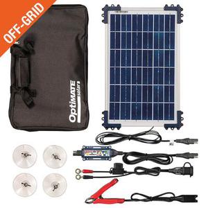 OPTIMATE Solar DUO Chargeur 10 Watt, Kit de voyage