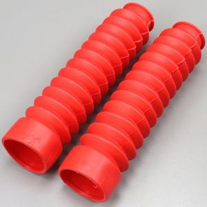 Soufflets de fourche 200 mm Ø47 mm Brazoline rouges