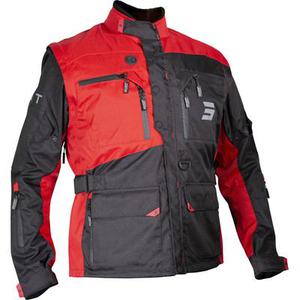 Shot Racetech Veste de motocross, noir-rouge, taille XL