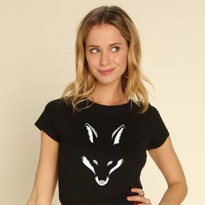 T-shirt Femme - Foxy Shape - Noir - Taille XXL