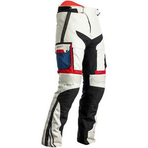 RST Pro Series Adventure-X Motorcycle Textile Pants Pantalon textile moto, blanc-rouge-bleu, taille M