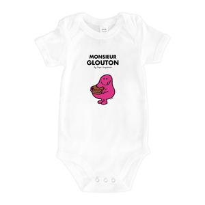 Body Monsieur Glouton - Blanc - Taille 12/18 mois