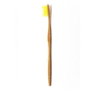 Brosse à dents en Bambou Adulte Souple Jaune The Humble - C