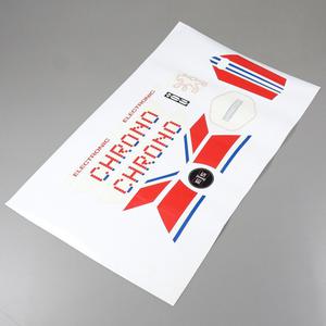 Kit déco Peugeot 103 Chrono blanc (meije) et rouge