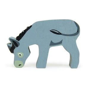 Figurine en bois Animaux de la ferme Ane 8 cm Tender Leaf Toys -