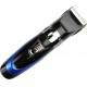 Tondeuse cheveux et barbe, barbe de 3 jours LORDSON LC567 bleue, rechargeable et secteur, 2 batteries