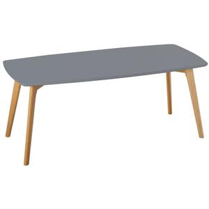Table Basse Grise 4 Pieds Chêne