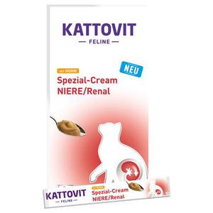 66x15g Crème spécial reins, poulet Kattovit - Pâtée pour chat