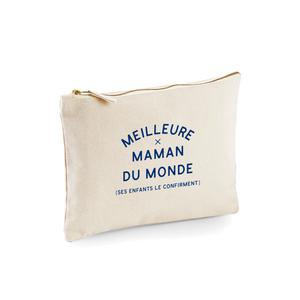 Trousse Meilleure Maman Du Monde (ses Enfants Le Confirment) 2 Waf - Naturel - Taille TU