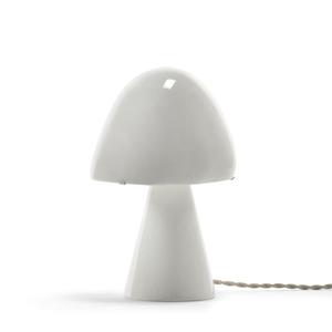 JOE N°2-Lampe à poser Porcelaine H25.5cm Blanc