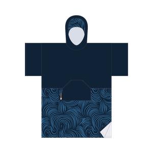 Poncho serviette-Bleu - Bleu Marine