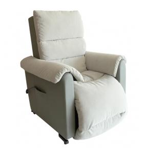 Fauteuil releveur 1 moteur dos au mur Cosy Up Avec EasyClean Gris Clair