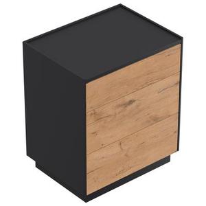 Table de chevet Lux L 60cm avec 3 tiroirs Push to Open Oak