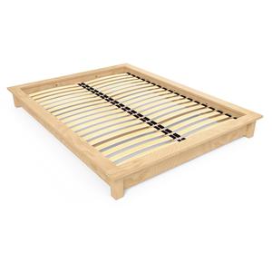 Lit futon Solido 160x200 en bois massif 160x200 Miel