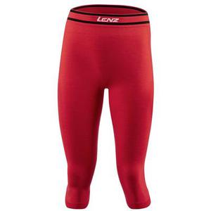 Lenz 6.0 Merino 3/4 Pantalon fonctionnel Lady, rouge, taille M pour Femmes