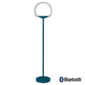 MOOON!-Lampadaire d'extérieur LED H134cm sans fil avec bluetooth Bleu