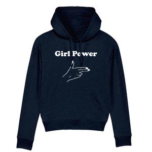 Sweat A Capuche Girl Power Enkr - Navy - Taille S