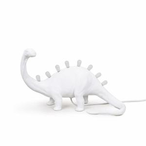 BRONTOSAURE-Lampe à poser Dinosaure USB H33.5cm Blanc