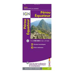 Carte ign 85130 Perou Equateur