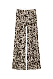 Pantalon Coton BIO Évasé - Léopard
