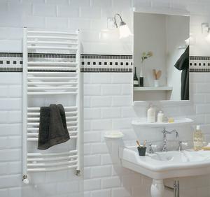 Radiateur sèche-serviettes eau-chaude Acova Palma Spa 736w Couleur Matt Black