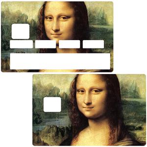 Sticker pour carte bancaire, Mona Lisa, La Joconde