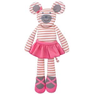 Doudou Peluche Organic Farm Buddies Souris Ballerine 35cm - Doudou B