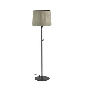 SAMBA-Lampadaire Métal / Textile H 154cm Noir