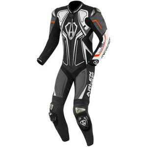 Arlen Ness Conquest Combinaison cuir de moto une pièce, noir-blanc, taille 50
