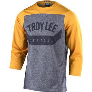Troy Lee Designs Ruckus Arc Maillot vélo, gris-jaune, taille S