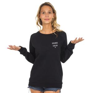 Sweat Femme - Grande Sœur X Cœur Waf - Noir - Taille S