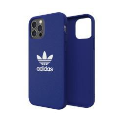 Adidas - Coque Souple Adicolor - Couleur : Bleu - Modèle : iPhone 12 Pro