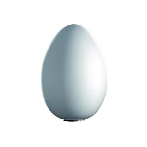 UOVO-Lampe à poser Verre H28cm Blanc