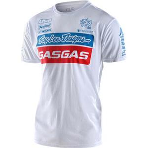 Troy Lee Designs GasGas Team T-shirt, blanc, taille S