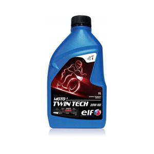 Huile moteur 4T ELF Moto 4 TwinTech Technologie Synthأ ̈se 20W60- 1L