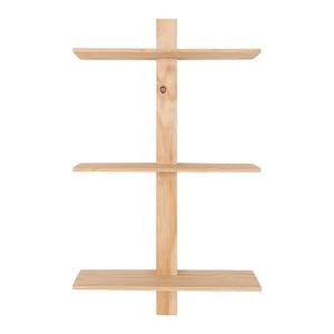 PIRDO - Etagère Murale 3 Niveaux en Pin Naturel