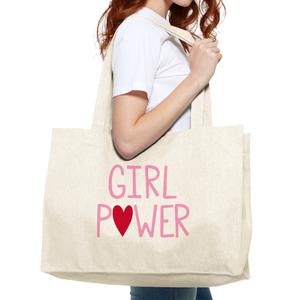 Grand Cabas Girl Power Mpt - Naturel - Taille TU
