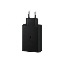 Samsung - Chargeur 2 Ports USB-C et 1 Port USB-1 - 65W - Couleur : Noir
